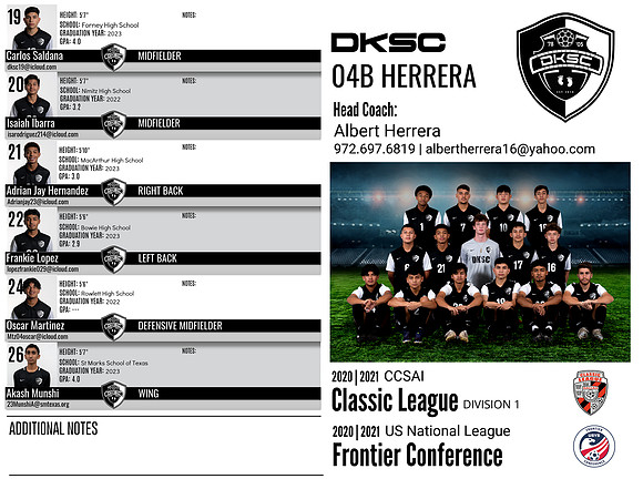 DKSC 04 BOYS Cover/Back